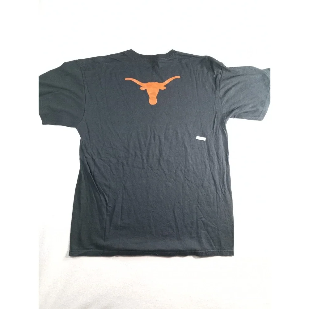Nike Texas Longhorns Football T Shirt Mens Large Black NCAA Graphic Tee